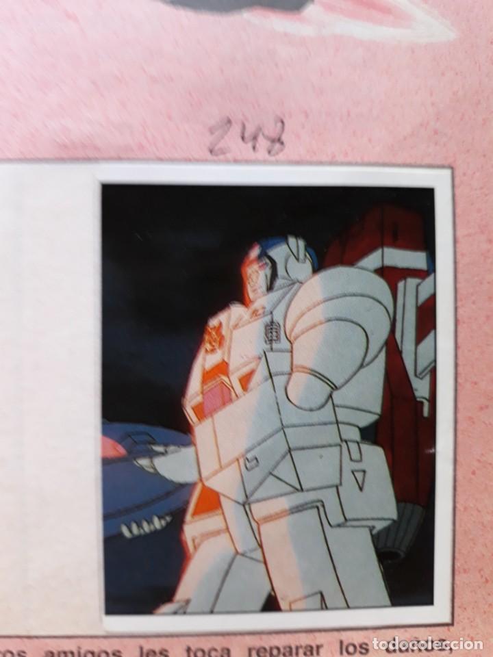 Coleccionismo cromos antiguos: transformers 1986 panini cromo recuperado 248 - Foto 1