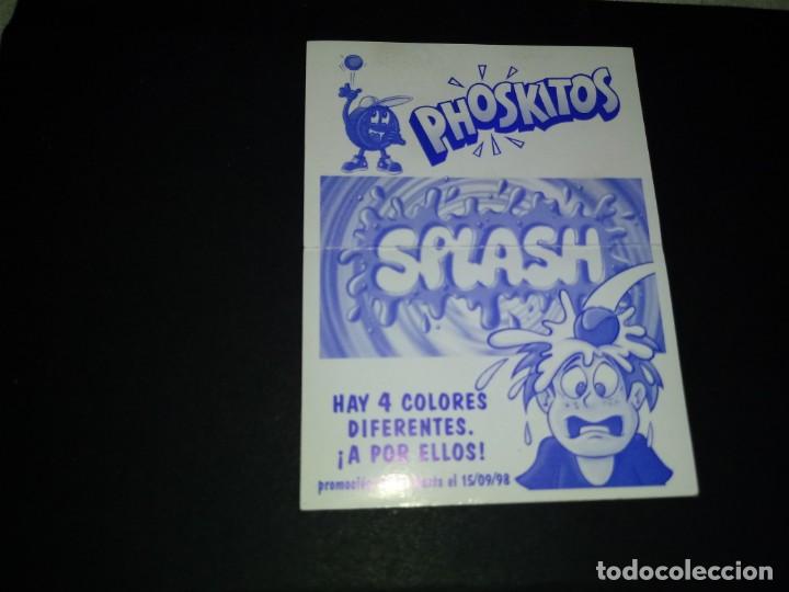 Coleccionismo cromos antiguos: CROMO PHOSKITOS PANRICO, SPLASH, FLUSH. - Foto 2