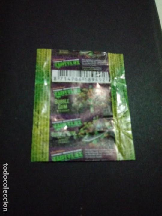 Coleccionismo cromos antiguos: ENVOLTORIO CHICLE CHICLES TORTUGAS NINJA 2013 - Foto 1