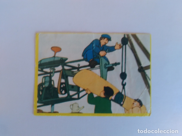 Coleccionismo Cromos antiguos: ANTIGUO CROMO N&ordm; 62 DANONE MARCO: DE LOS APENINOS A LOS ANDES (DESPEGADO)