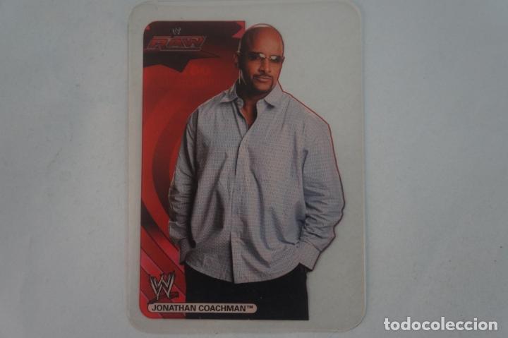 Coleccionismo Cromos antiguos: LAMINCARD DE WWE PRESSING CATCH N&ordm; 42 DEL &Aacute;LBUM WWE COLLECTION NEW EDITION A&Ntilde;O 2007 DE MUNDICROMO