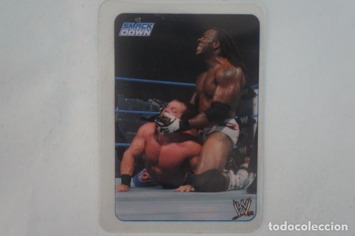 Coleccionismo Cromos antiguos: LAMINCARD DE WWE PRESSING CATCH N&ordm; 115 DEL &Aacute;LBUM WWE COLLECTION NEW EDITION A&Ntilde;O 2007 DE MUNDICROMO