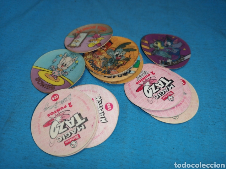 Coleccionismo cromos antiguos: Lote de 15 magic tazos de matutano - Foto 1