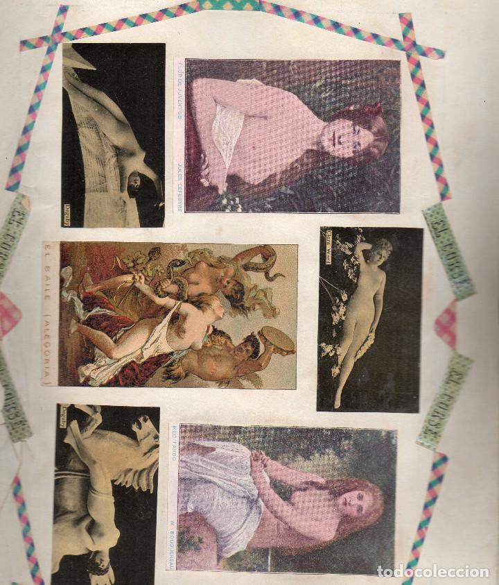 Coleccionismo cromos antiguos: CROMOS DE DESNUDOS SIGLO XIX