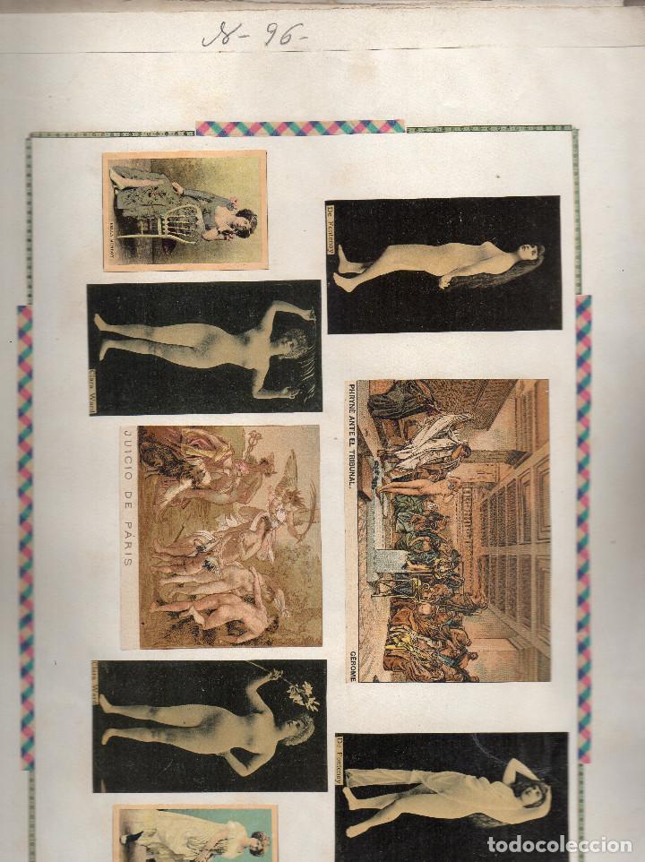 Coleccionismo cromos antiguos: CROMOS DE DESNUDOS SIGLO XIX