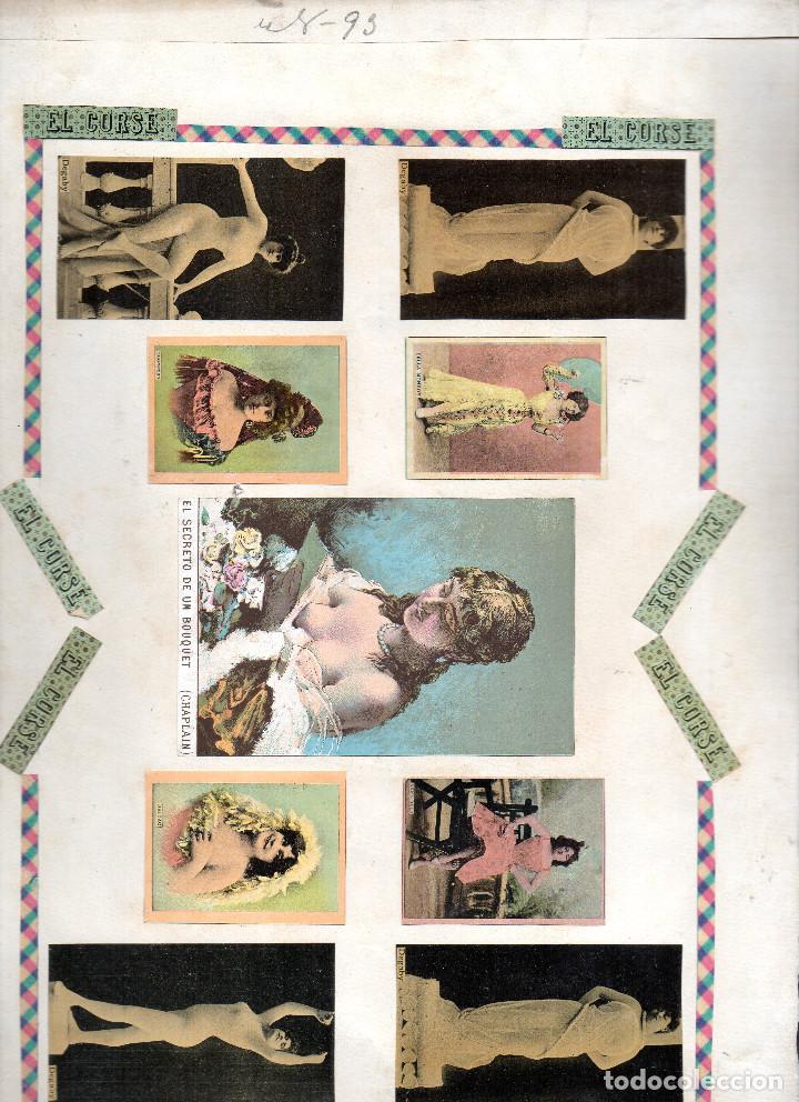 Coleccionismo cromos antiguos: CROMOS DE DESNUDOS SIGLO XIX