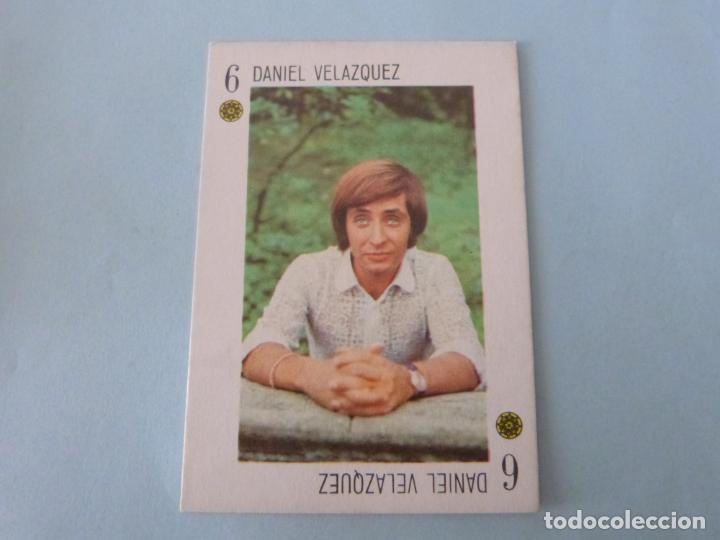 Coleccionismo cromos antiguos: CROMO DE DANIEL VELAZQUEZ SIN PEGAR A&Ntilde;OS 70 DEL &Aacute;LBUM TELE BANCO CANCION