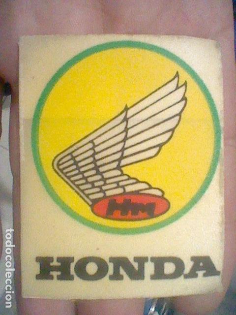 Coleccionismo Cromos antiguos: HONDA MOTOS MOTO CROMO ADHESIVO EN TELA A&Ntilde;OS 70 PASTELITOS BIMBO PANRICO CROPAN