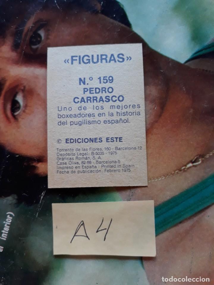 Coleccionismo cromos antiguos: CROMO &laquo;FIGURAS&raquo; EDICIONES DEL ESTE N&ordm; 159 PEDRO CARRASCO - Foto 2