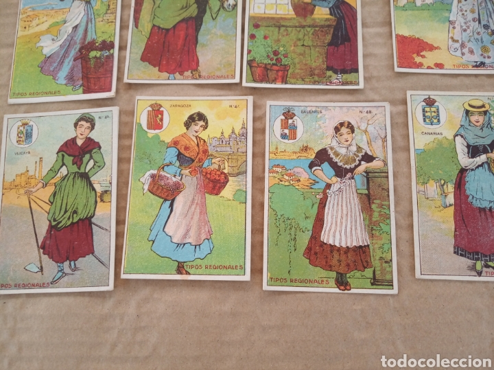 Coleccionismo cromos antiguos: Tipos regionales - Foto 1
