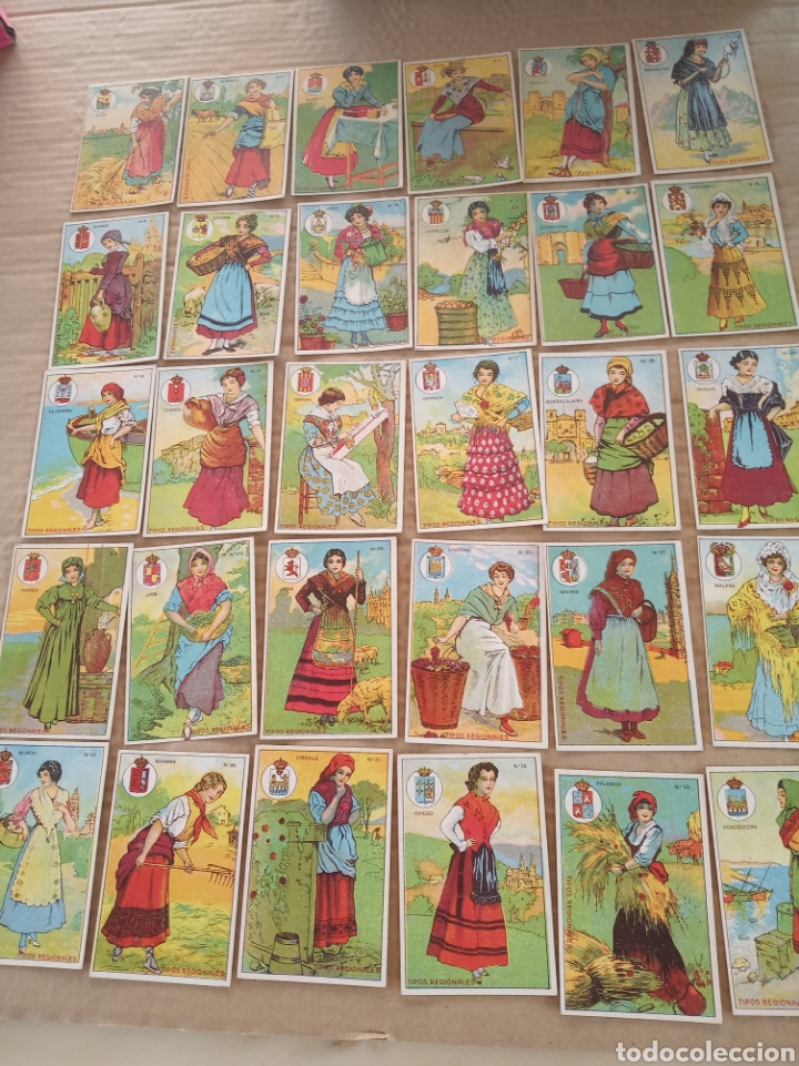 Coleccionismo cromos antiguos: Tipos regionales - Foto 2