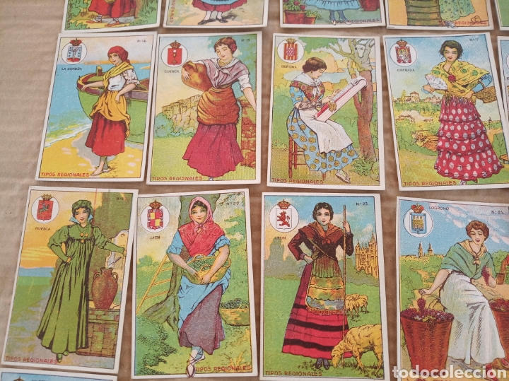 Coleccionismo cromos antiguos: Tipos regionales - Foto 3