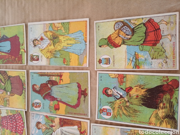 Coleccionismo cromos antiguos: Tipos regionales - Foto 5