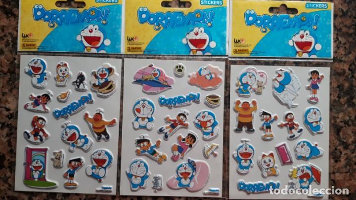 Coleccionismo cromos antiguos: doraemon pegatinas en relieve panini - Foto 1