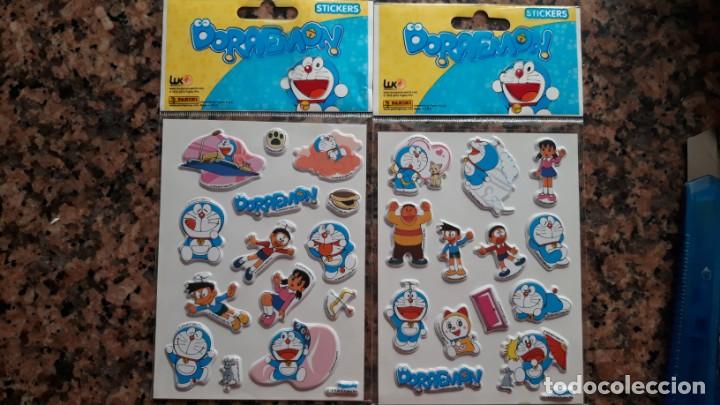 Coleccionismo cromos antiguos: doraemon pegatinas en relieve panini - Foto 1