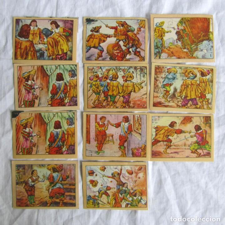 Coleccionismo cromos antiguos: 11 cromos de Los Tres Mosqueteros - Foto 1