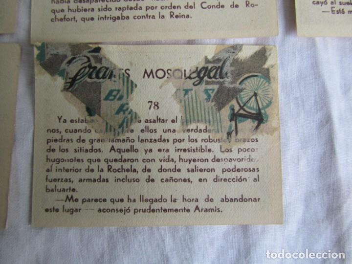 Coleccionismo cromos antiguos: 11 cromos de Los Tres Mosqueteros - Foto 3