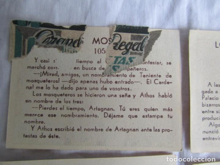 Coleccionismo cromos antiguos: 11 cromos de Los Tres Mosqueteros - Foto 4