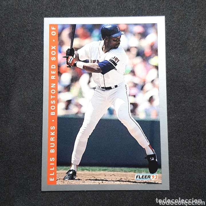 Collectable Antique Stickers: (C-22) 1993 FLEER - TARJETA BASEBALL S.U.A. - N&deg;176 ELLIS BURKS