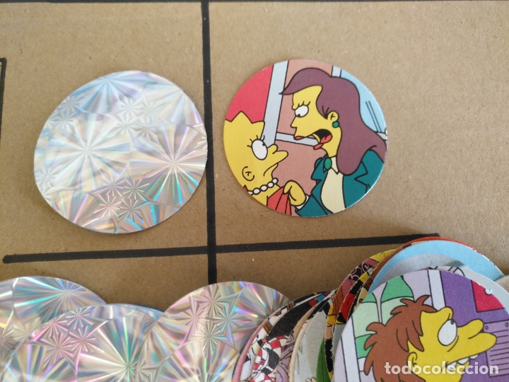 Colecionismo Cromos antigos: cromo la familia  los simpson   - trasera plateada - - leer - haga sus ofertas y las estudiaremos