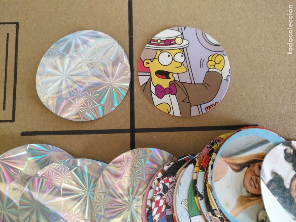 Colecionismo Cromos antigos: cromo la familia los simpson - trasera plateada - - leer - haga sus ofertas y las estudiaremos