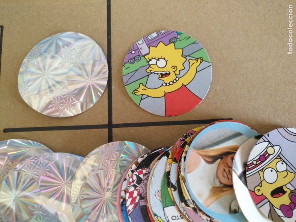 Colecionismo Cromos antigos: cromo la familia los simpson - trasera plateada - - leer - haga sus ofertas y las estudiaremos