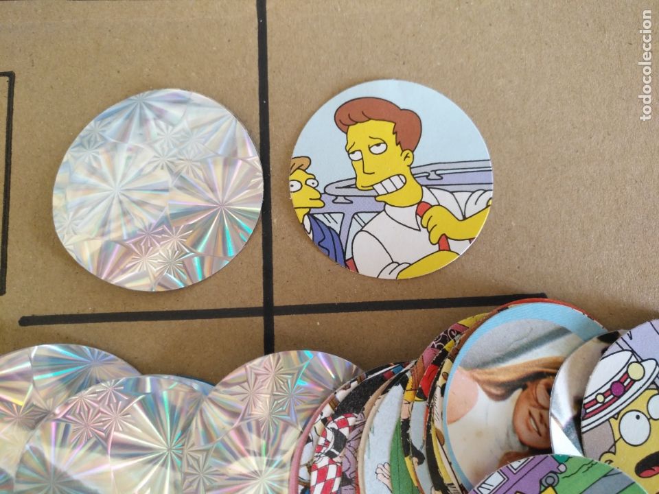 Colecionismo Cromos antigos: cromo la familia los simpson - trasera plateada - - leer - haga sus ofertas y las estudiaremos