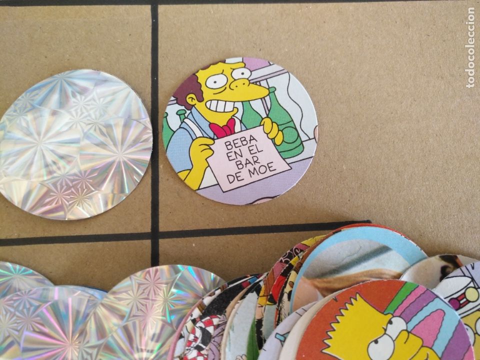 Colecionismo Cromos antigos: cromo la familia los simpson - trasera plateada - - leer - haga sus ofertas y las estudiaremos