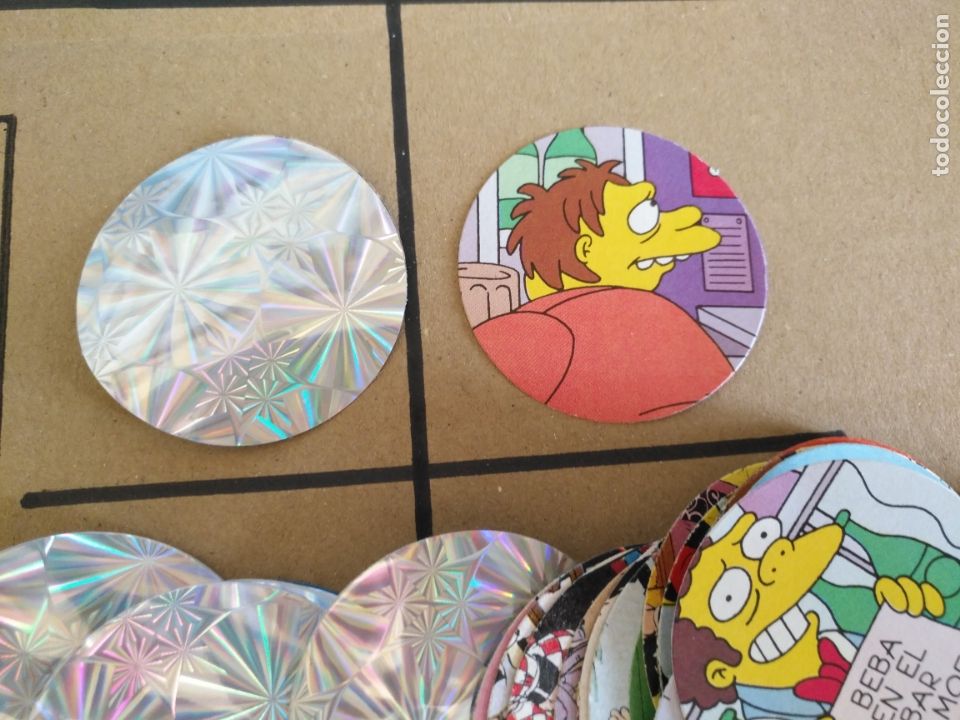 Colecionismo Cromos antigos: cromo la familia los simpson - trasera plateada - - leer - haga sus ofertas y las estudiaremos