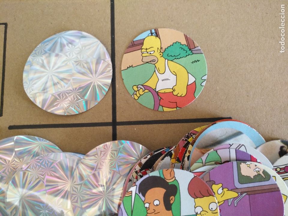 Colecionismo Cromos antigos: cromo la familia los simpson - trasera plateada - - leer - haga sus ofertas y las estudiaremos