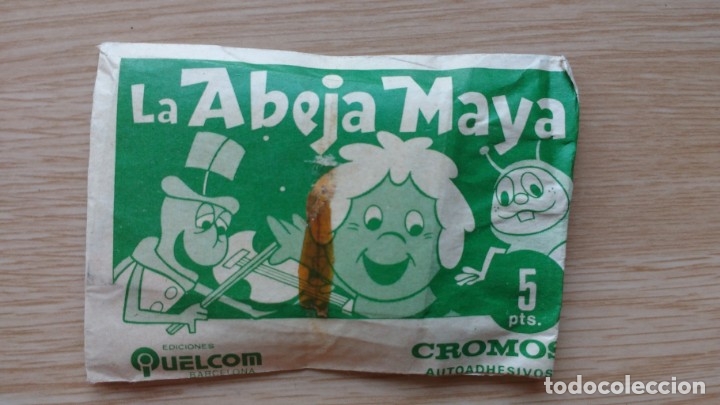 Coleccionismo cromos antiguos: SOBRE CROMOS LA ABEJA MAYA QUELCOM - Foto 1