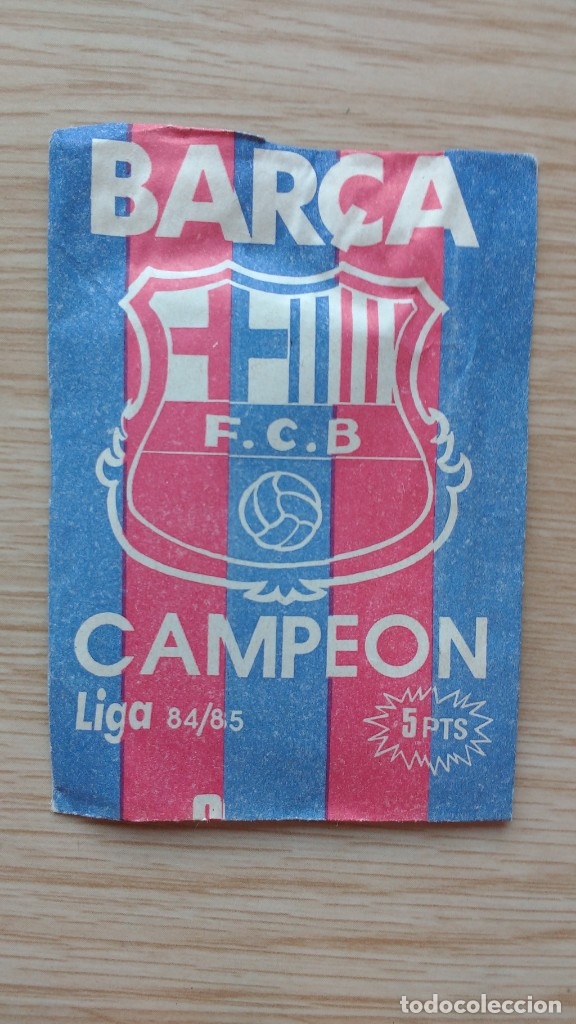 Coleccionismo Cromos antiguos: SOBRE CROMOS BAR&Ccedil;A CAMPE&Oacute;N LIGA 84/85