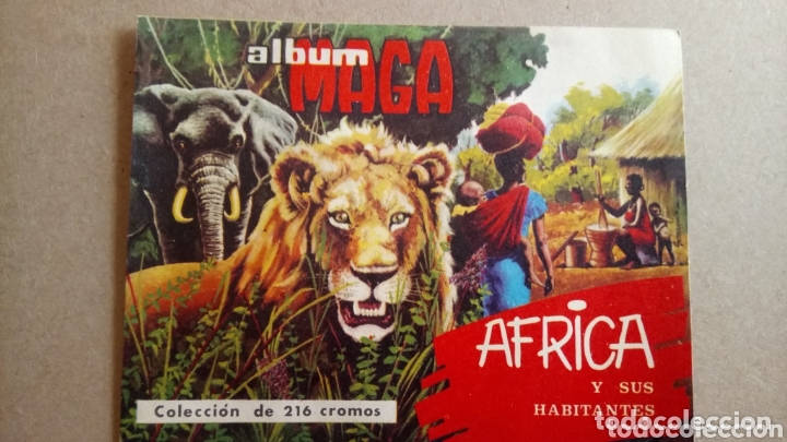 Coleccionismo Cromos antiguos: VALE POR 5 PESETAS DEL &Aacute;LBUM &Aacute;FRICA Y SUS HABITANTES DE MAGA.