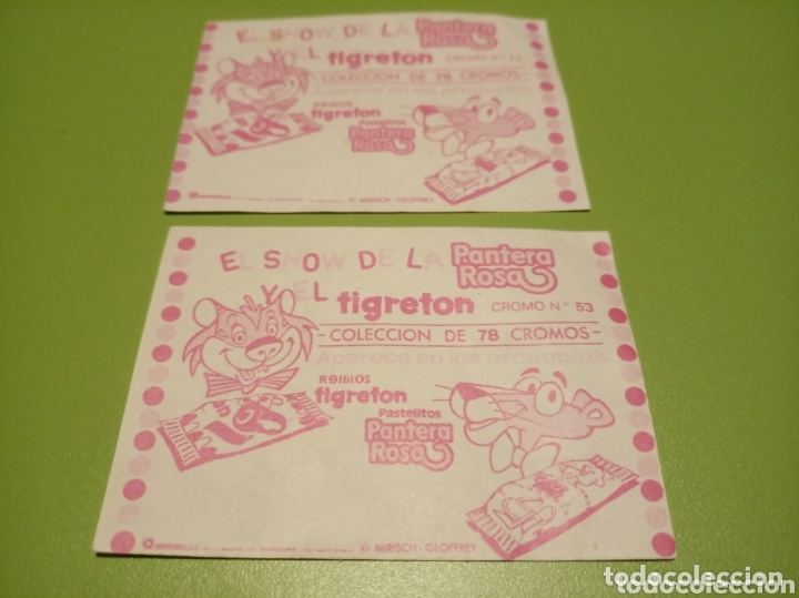 Coleccionismo cromos antiguos: Show de la pantera rosa - Foto 2