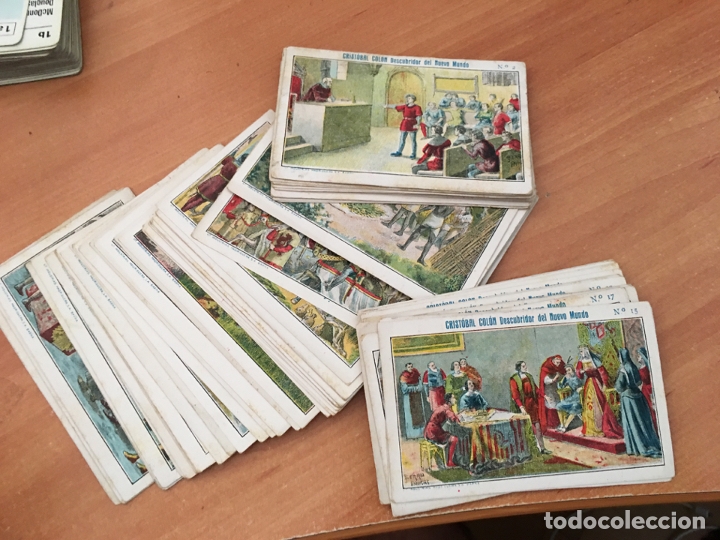 Coleccionismo Cromos antiguos: CRISTOBAL COLON DESCUBRIDOR DE UN NUEVO MUNDO FALTAN 14 CROMOS DE 100. SIN PUBLICIDAD (CRIP4)