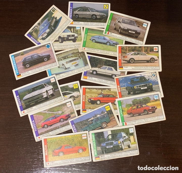 Coleccionismo cromos antiguos: 18 Cromos Coches 89 - Foto 1
