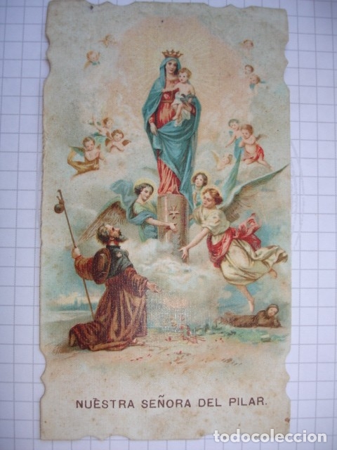 Coleccionismo cromos antiguos: NUESTRA SE&Ntilde;ORA DEL CARMEN 12X6.5 - Foto 1