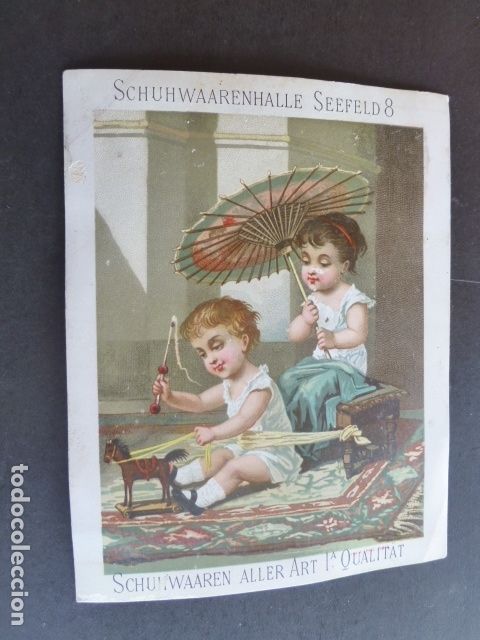 Coleccionismo cromos antiguos: CALENDARIO 1884 PUBLICIDAD - Foto 1