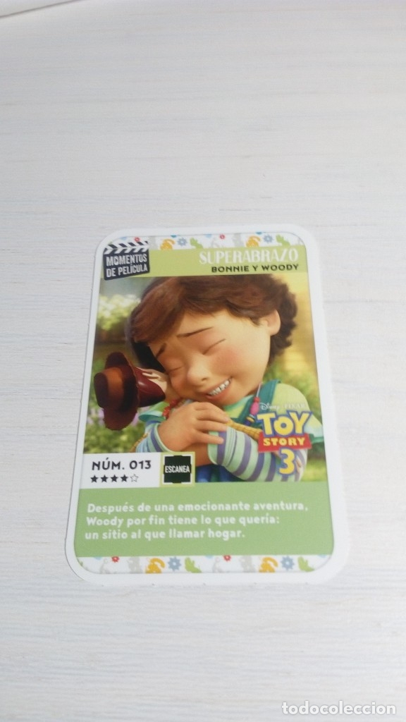 Coleccionismo cromos antiguos: NUMERO 13 TOY STORY 3 MOMENTOS DE PEL&Iacute;CULA DISNEY CARREFOUR EN PERFECTO ESTADO