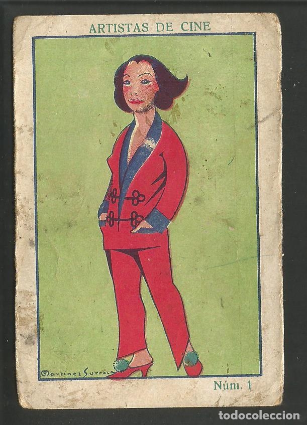 Coleccionismo Cromos antiguos: GRETA GARBO-CHOCOLATES AMATLLER-ARTISTAS DE CINE-N&ordm;1-CROMO-VER REVERSO-(61.863)