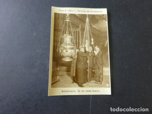 Sammeln alte Sammelbilder: SANTIAGO DE COMPOSTELA BOTAFUMEIRO CROMO ANTIGUO