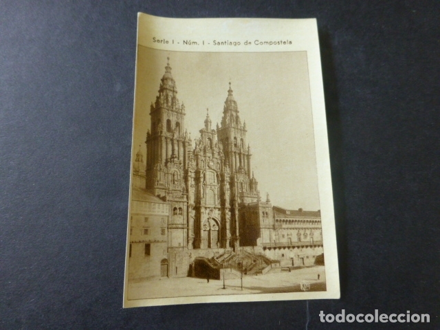 Sammeln alte Sammelbilder: SANTIAGO DE COMPOSTELA CATEDRAL CROMO ANTIGUO