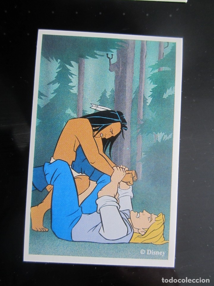 Coleccionismo cromos antiguos: Cromo Pocahontas letra C - Foto 1