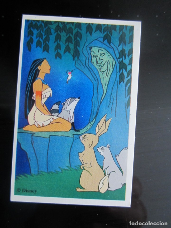 Coleccionismo cromos antiguos: Cromo Pocahontas Letra D - Foto 1