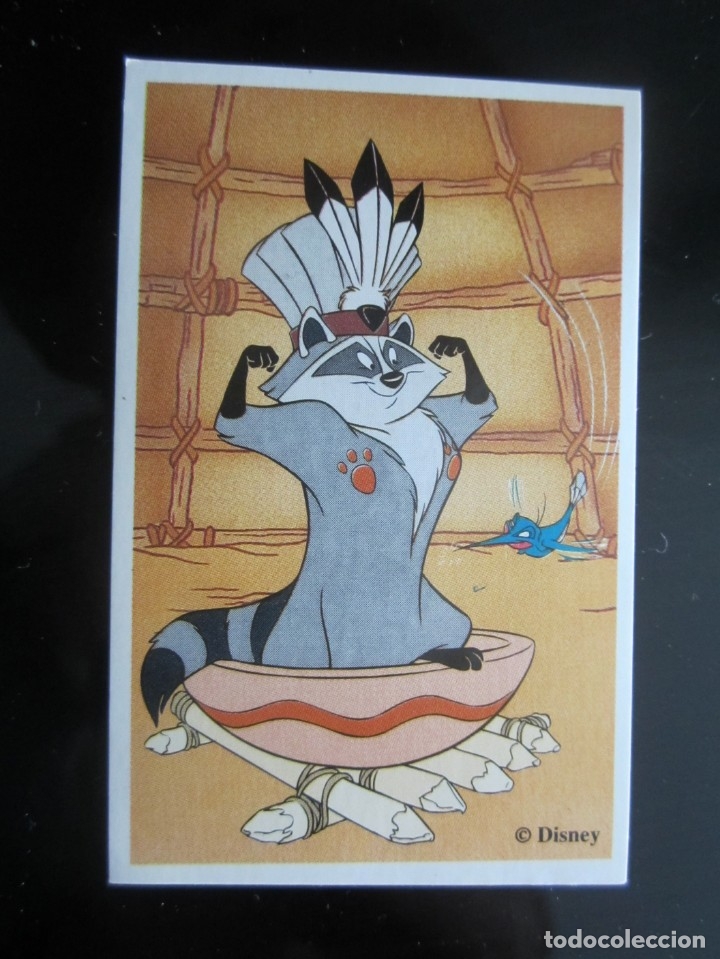 Coleccionismo cromos antiguos: Cromo Pocahontas letra H - Foto 1