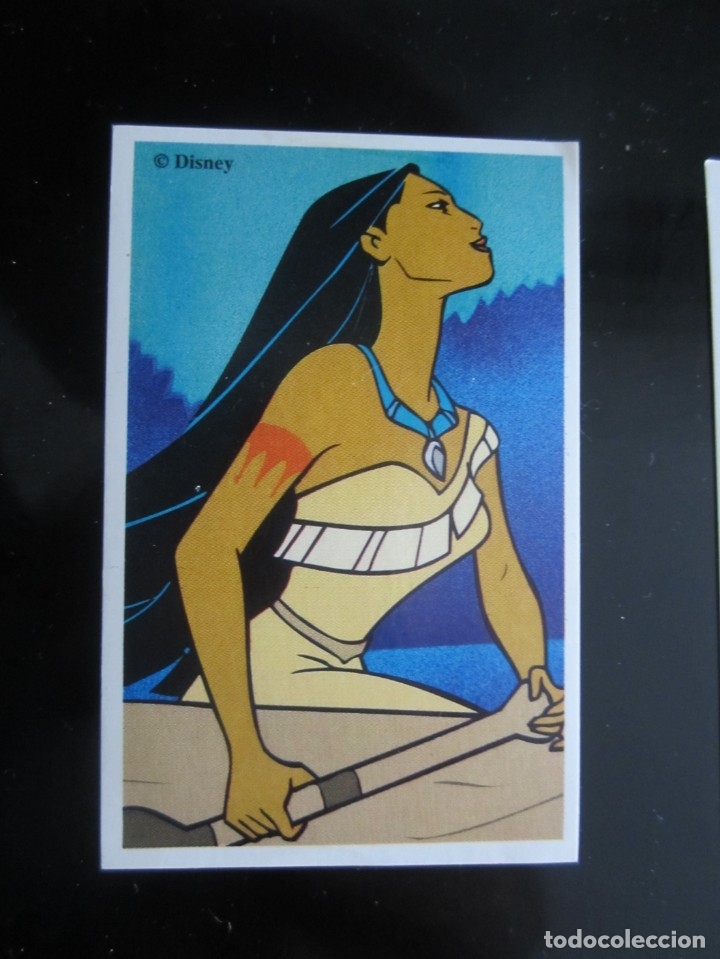 Coleccionismo cromos antiguos: Cromo Pocahontas letra I - Foto 1