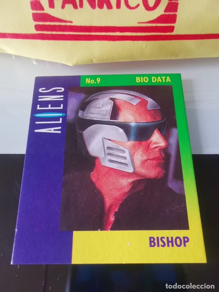 Coleccionismo cromos antiguos: CROMO TARJETA ALIENS BIO DATA BISHOP - Foto 1