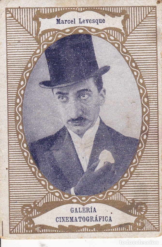 Coleccionismo cromos antiguos: galer&iacute;a cinematogr&aacute;fica  Marcel Levesque chocolates Orthi Tarragona