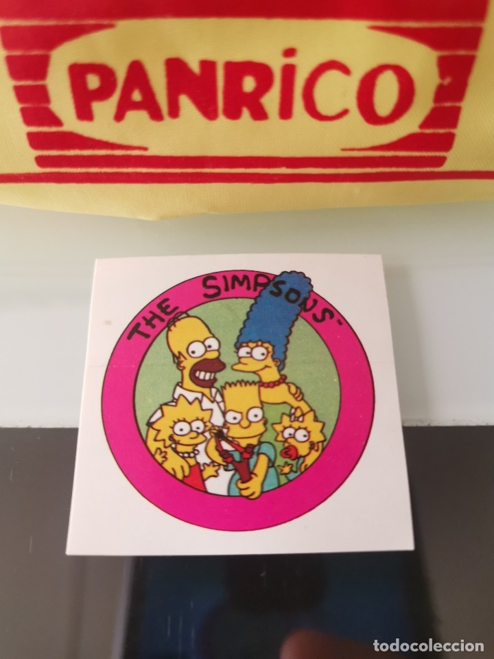 Coleccionismo cromos antiguos: CROMO RELIEVE JUMPERS THE SIMPSONS - Foto 1