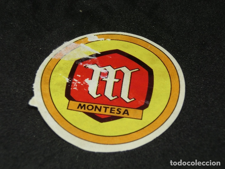 Coleccionismo Cromos antiguos: CROMO 59 MONTESA MOTO PERTENECIENTE AL ALBUM ESCUDOS (DIFUSORA DE CULTURA DIDEC 1981)